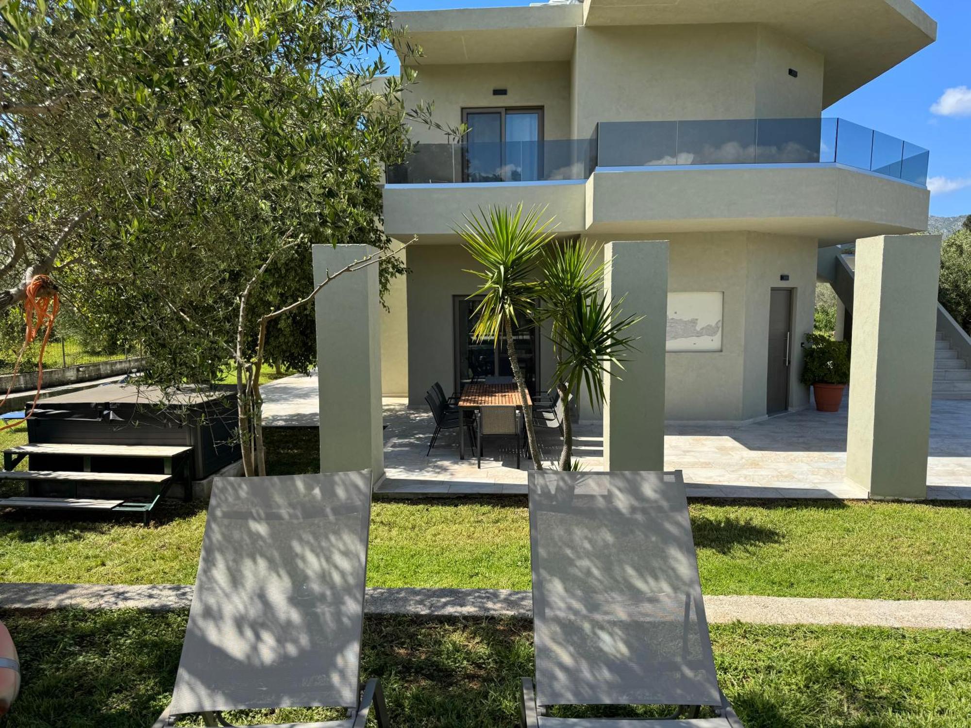 Villa Marian With Private Swimming Pool & Jacuzzi Georgioupoli Exterior foto